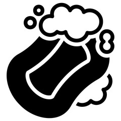 soap glyph icon