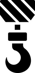 Crane Glyph Icon
