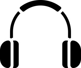 Hearing Protection Glyph Icon