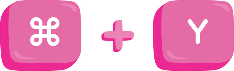 Obraz premium command + Y