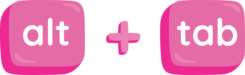 Obraz premium alt+tab