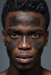 Obraz premium portrait of a black man, african face