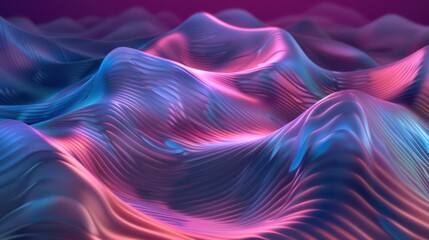 Obraz premium Abstract Wavy Digital Background