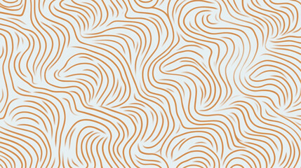 Abstract wavy lines in flowing pattern create dynamic and modern design with light background and warm toned spirals. composition evokes sense of movement and fluidity