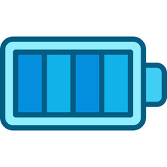 full battery two tone icon