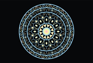 Mandala design vector art eps 