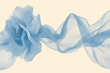 Layered Blue Crayon Shading Creates Vibrant and Dynamic Visuals With Soft and Sharp Lines Against a White Background