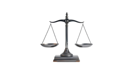 Photo of scales isolated on transparent background