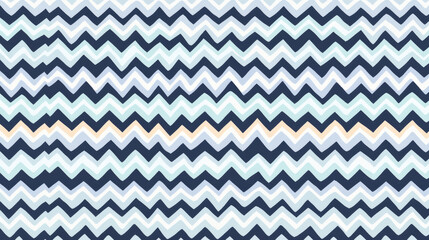 seamless pattern featuring vibrant chevron zigzag designs in shades of blue, white, and light yellow, creating bold and dynamic visual effect