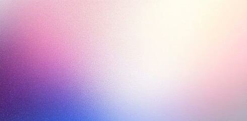 Fototapeta premium Purple yellow pink grainy gradient background retro noise texture pastel color gradients banner backdrop design