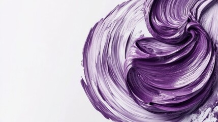 Vibrant Brush Strokes on Canvas with Natural Light