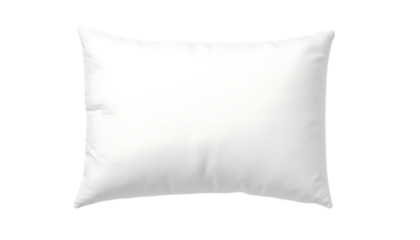 White Rectangular Pillow Mockup for Design