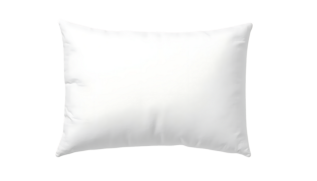 White Rectangular Pillow Mockup for Design