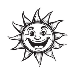 sun with a smile