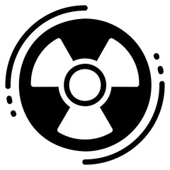 Nuclear glyph icon