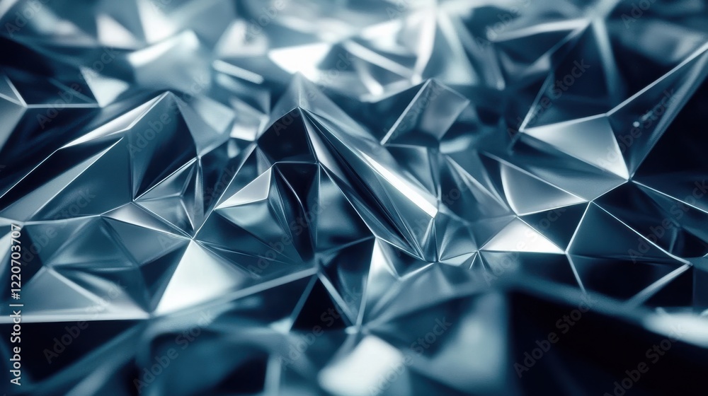 Poster modern low-poly background with gradient colors creating a visually striking abstract texture