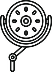 Surgical lamp providing focused light during a medical procedure