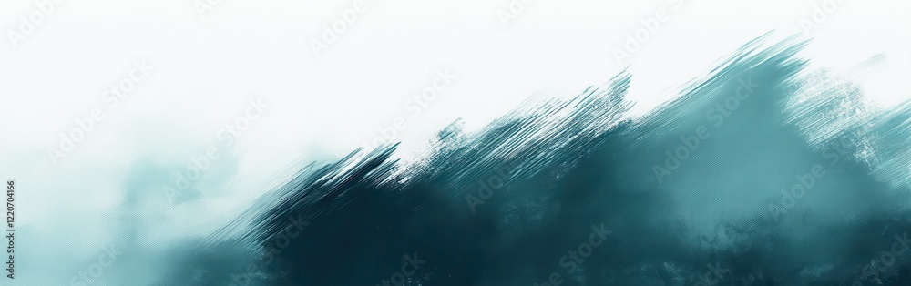 Poster Minimalist gradient illustration featuring jagged pencil strokes in soft hues created with subtle intensity and depth