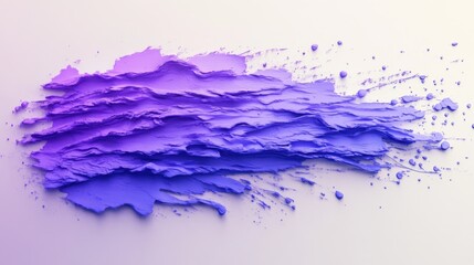 Obraz premium Minimalist gradient design featuring jagged pencil strokes in shades of purple