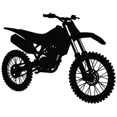 Fototapeta premium Dirt bike Vector Illustration – High-Quality Adventure Design