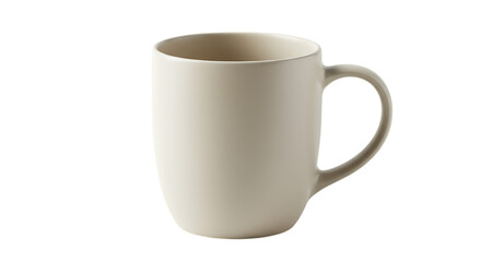 Creamy Beige Ceramic Mug for Coffee Tea or Hot Drinks