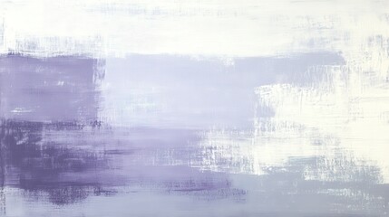 Abstract pencil strokes and dashed lines create a muted and serene atmosphere in purple tones and soft textures