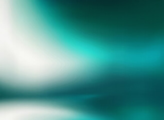 Abstract image with a grainy texture.  Teal and white gradient creates a blurred, soft, and dreamy background.  The light source is subtle, enhancing the overall smooth effect.
