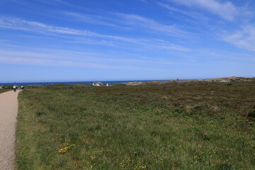 Blick auf die Küstenlandschaft bei Kampen auf der Nordfriesischen Insel Sylt