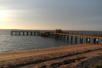 Fototapeta premium A jetty in the sea