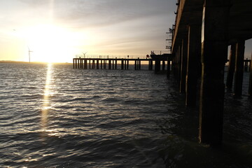 Obraz premium Jetty in the sea