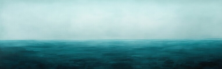 Gradient strokes create a tranquil visual experience in muted blue and green tones mimicking natural elements