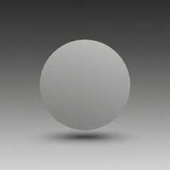 A monochromatic gradient with a smooth blank circle in the center. Modern Graphic Design