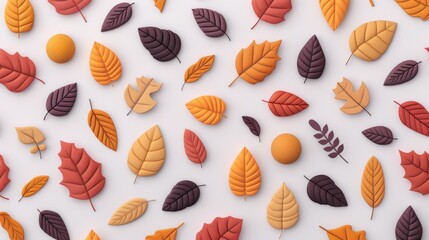 seamless pattern, cartoon style, copy space