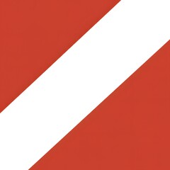 Obraz premium A minimal two-tone design with a diagonal blank stripe across. Modern Graphic Design