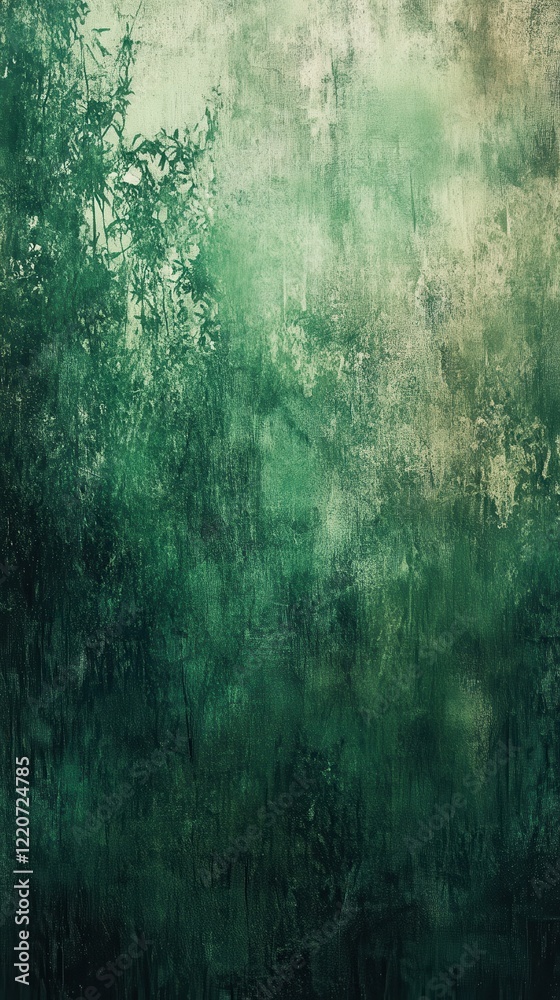 Poster Textured forest green background with subtle variations and depth for artistic applications and designs