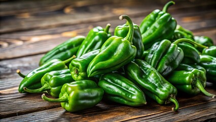 Fresh Padron Peppers: Vibrant Green Peppers Ready to Cook