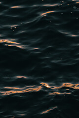 Textura de la superficie del agua de mar, olas del mar 