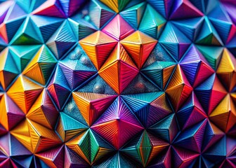 Geometric Abstract Macro Background:  Digital Branding Texture