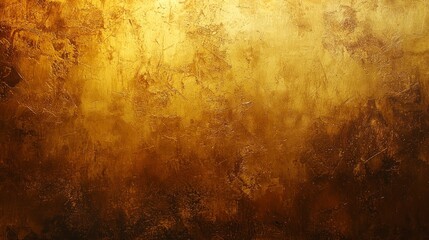 Obraz premium Textured golden wall with rich, earthy tones and abstract patterns