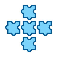 Fototapeta premium Puzzle Icon