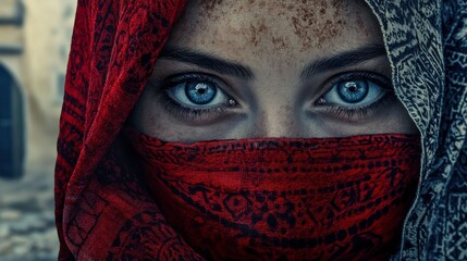 Cultural Street Art with High Contrast and Soft Lighting