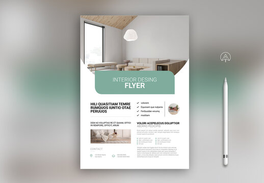 Creative Interior Business Flyer 2025