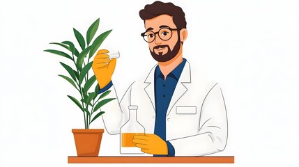 Engineer Testing Product Durability in Laboratory