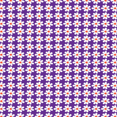 seamless pattern with flowers