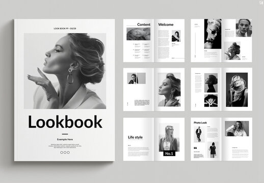 Look Book Template