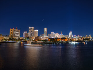 Fototapeta premium Yokohama city night view Japan