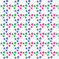 seamless pattern with flowers