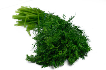 Fresh dill bundled and ready for culinary adventures in a bright kitchen