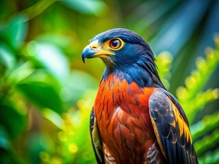 Obraz premium Indonesian Protected Birds: Candid Shots of Majestic Avian Wildlife