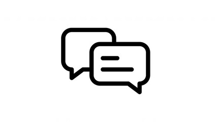 message animated icon